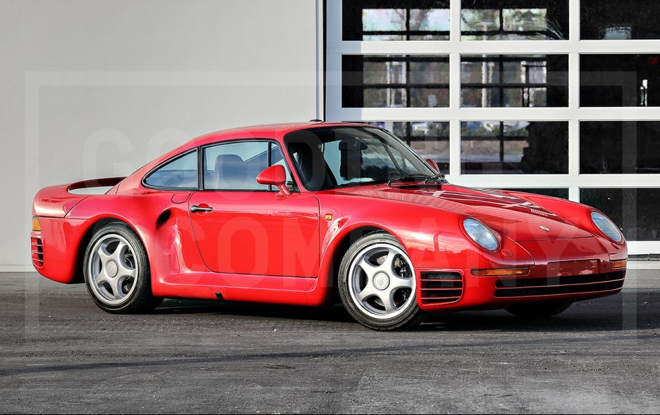 Porsche 959 モデルカー 赤 木製 Porsche 959 モデルカー 赤 木製